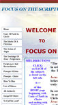 Mobile Screenshot of focusonthescriptures.com